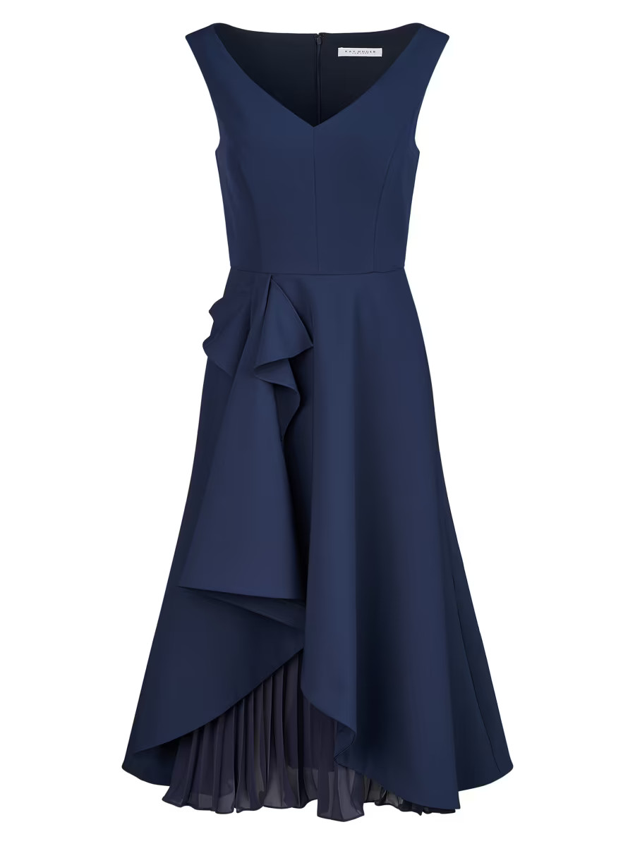 Begonia Ruffled A-Line Midi-Dress | Saks Fifth Avenue