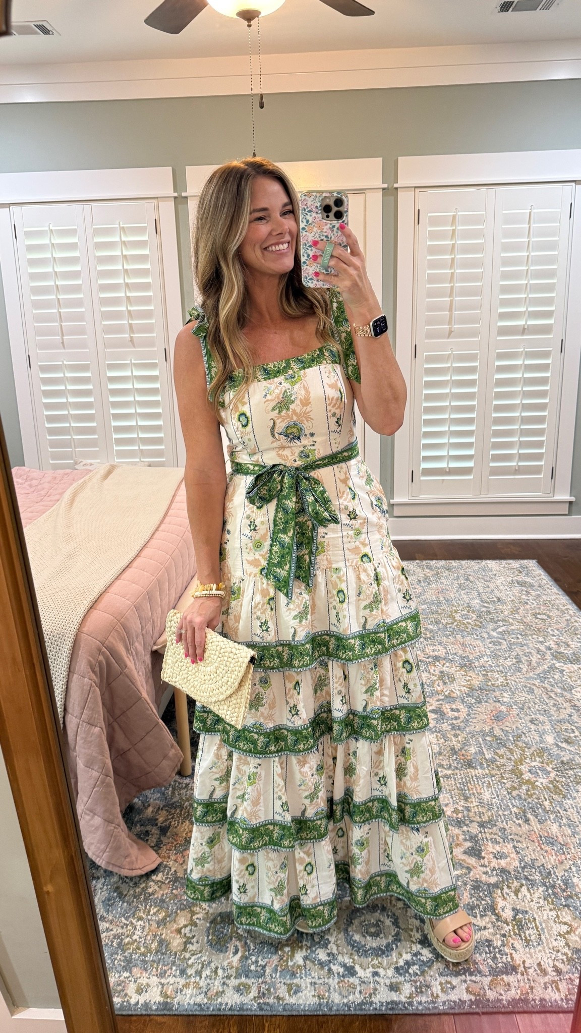 Garden party ready! Dress from Dillards 💚