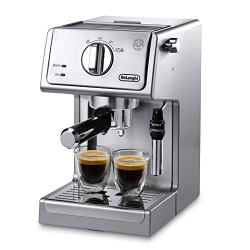 De'Longhi 15 Bar Pump Espresso and Cappuccino Machine with Premium Adjustable Frother, Stainless Steel, ECP3630 | Amazon (US)