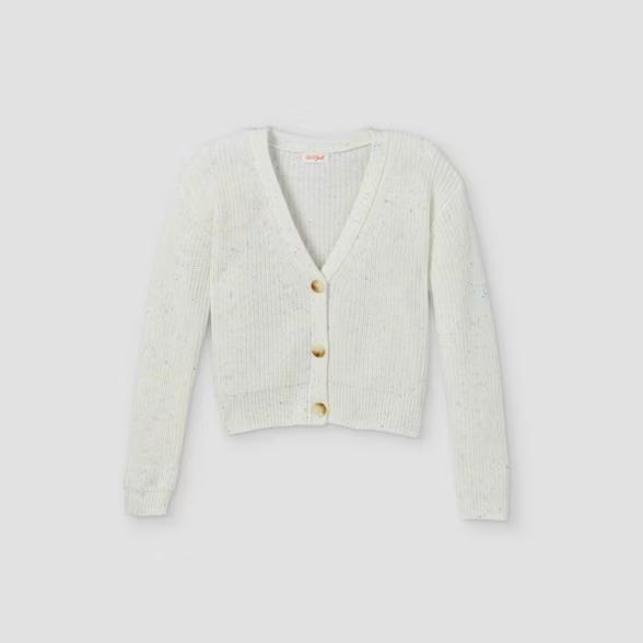 Girls' Short Button Cardigan - Cat & Jack™ | Target
