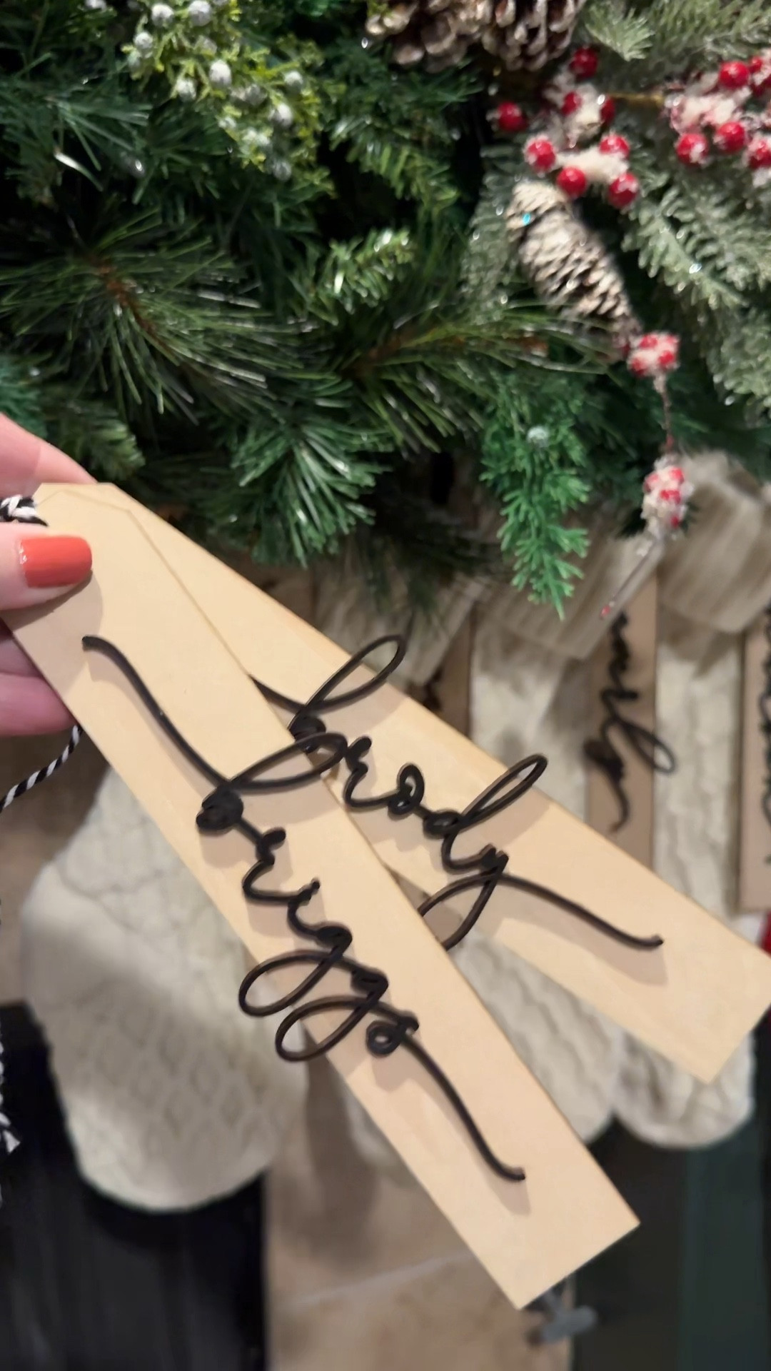 After searching and searching I found some personalized name tags that are very similar to mine that are no longer available! They are from Ellejay Design Group on Etsy, and I’m linking them below as well as some other options. ❤️ christmas mantel decorations traditional french country style fireplace knit stockings amazon creator favorites prime shipping garland  grandma grandkids cottagecore cottage transitional

#LTKHoliday #LTKSeasonal #LTKHome