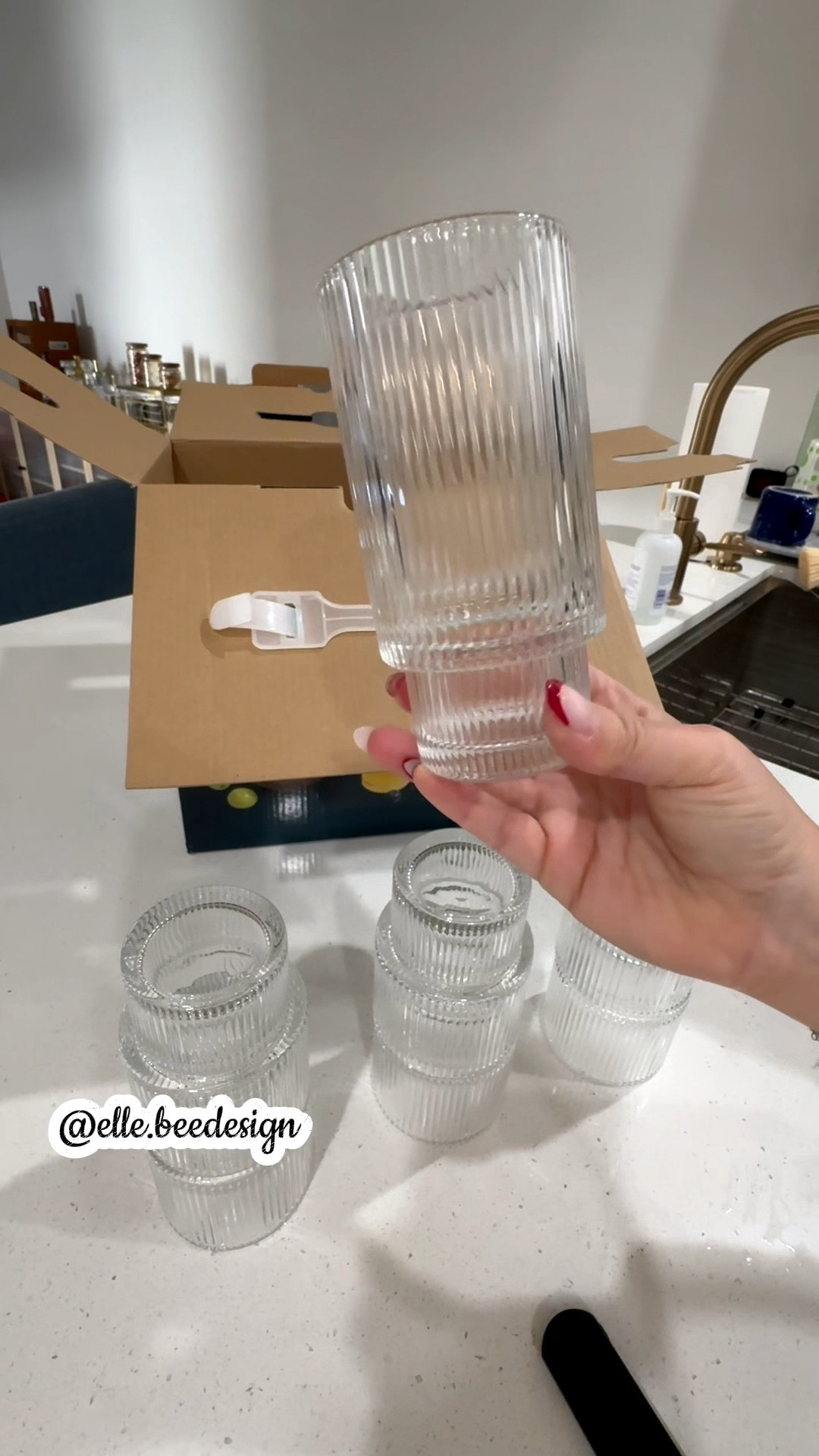 Loving this gorg stemmed stackable glassware set from Amazon 💜💜💜

#LTKHome #LTKHoliday #LTKdayinmylife