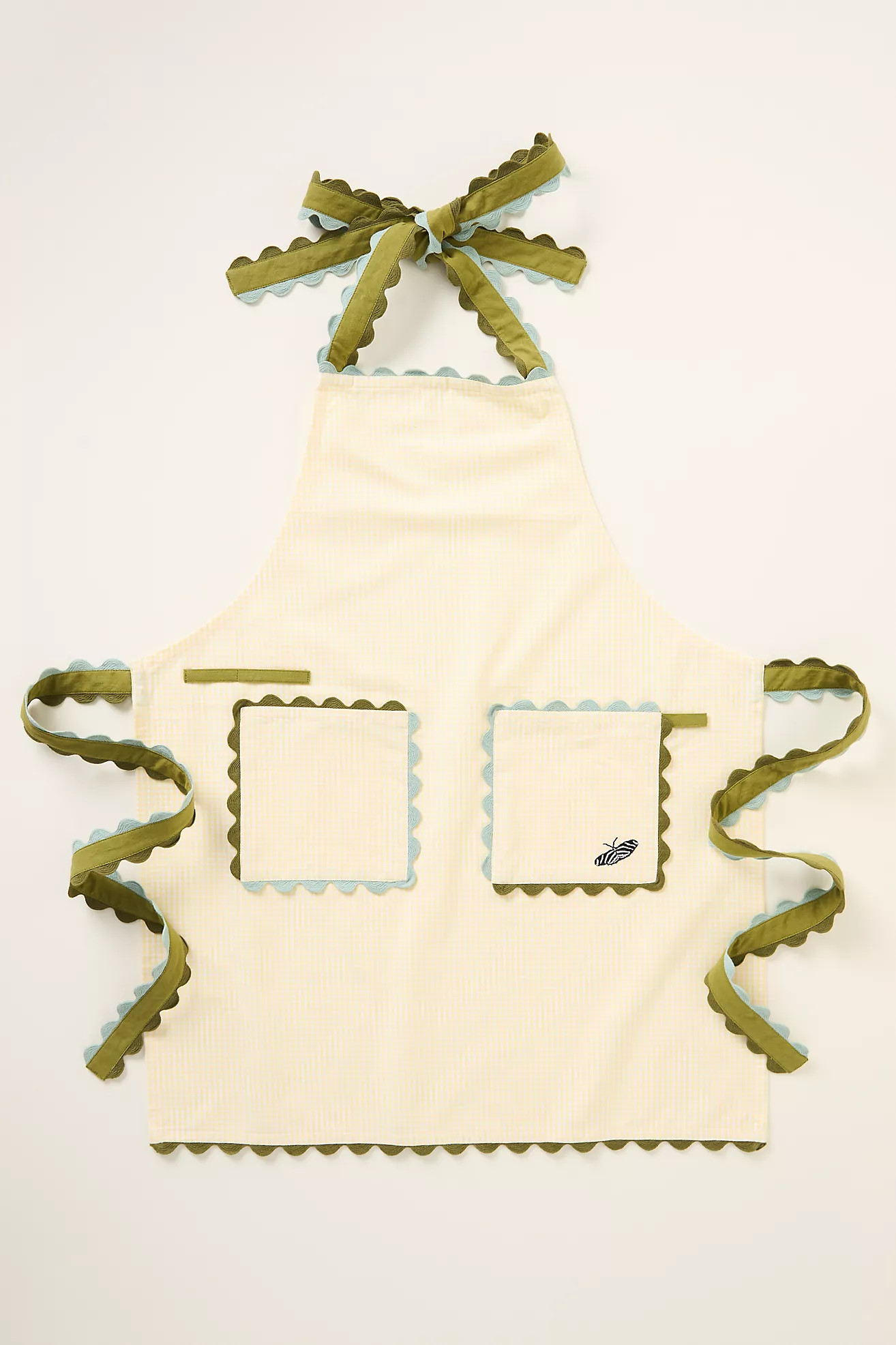 Indira Embroidered Apron | Anthropologie (US)