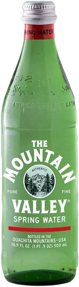 Mountain Valley, Spring Water, Glass Bottle, 16.9 ounces (Pack of 12) | Amazon (US)