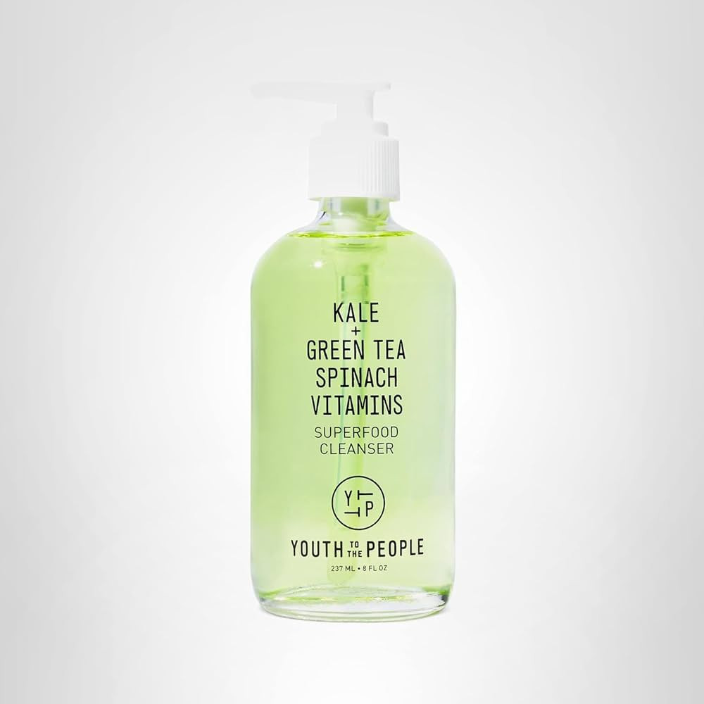 Youth To The People Superfood Facial Cleanser - Kale + Green Tea Daily Face Wash, Gentle Makeup R... | Amazon (US)
