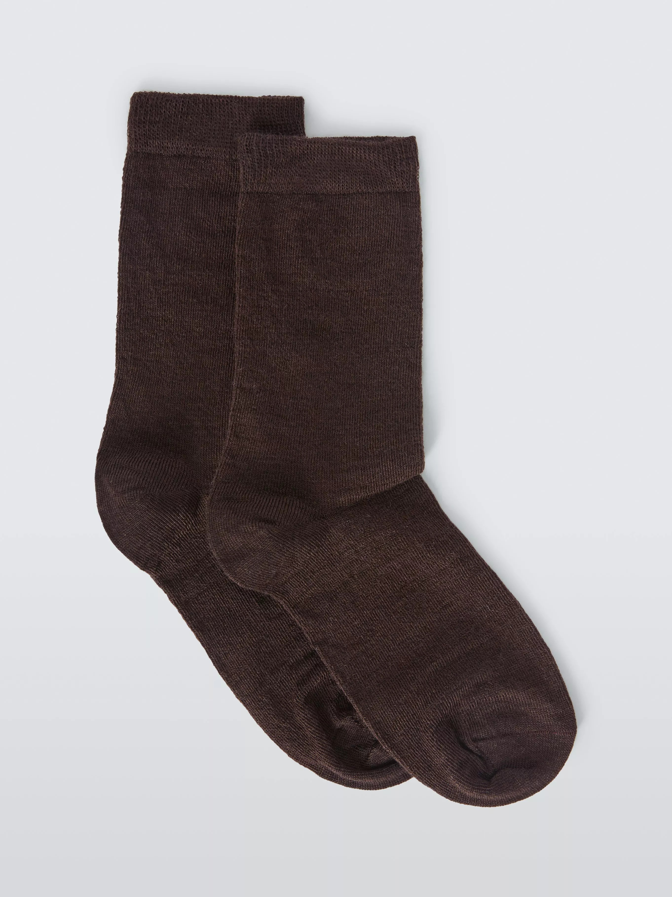 John Lewis Merino Wool Rich Ankle Socks, Pack of 2 | John Lewis (UK)