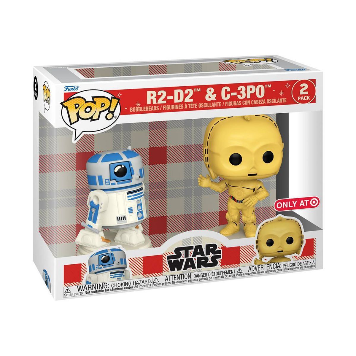 Funko POP! Star Wars: Disney 100 Retro Reimagined R2-D2 & C-3PO Figures - 2pk (Target Exclusive) | Target
