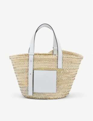 Basket woven raffia bag | Selfridges