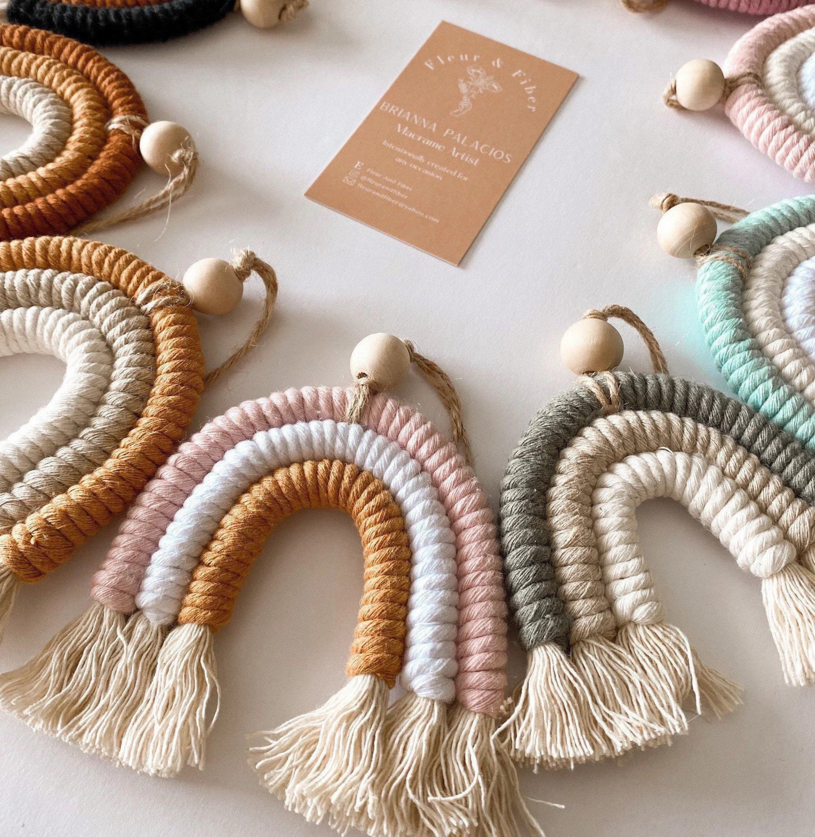 Macrame Rainbow  Rainbow Nursery Decor  Baby Shower Gift - Etsy | Etsy (US)