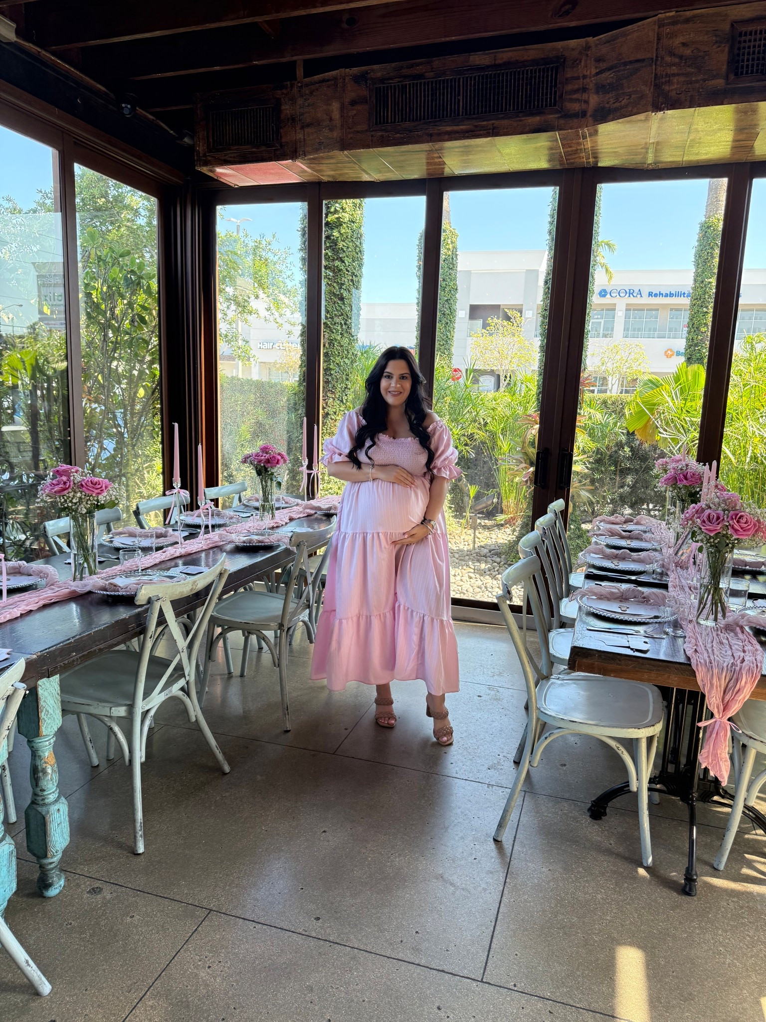 This dress paired perfectly with my baby shower theme 🤩💓

The fit of the dress was beautiful, stretchy and comfortable! 

If there is one thing I’ve learned about hosting a baby shower is, comfort will be key! The day can become so chaotic and the last thing I wanted was to be fiddling with a dress.  

A must have ✨✨

#LTKBump #LTKStyleTip #LTKParties