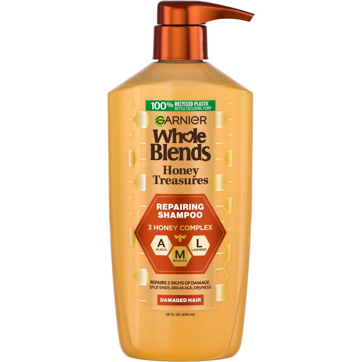 Garnier Whole Blends Repairing Shampoo Honey Treasures for Damaged Hair - 28 fl oz | Target