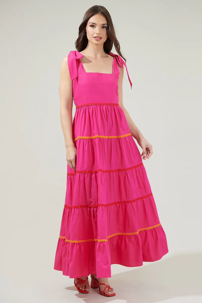 Hannah Hall Tiered Maxi Dress | Sugarlips