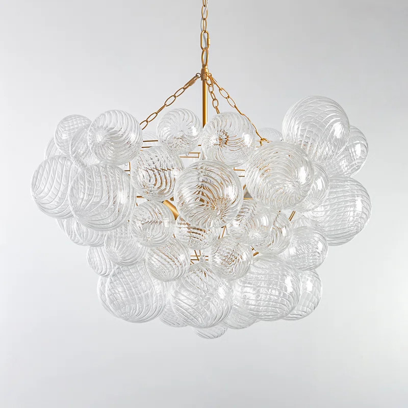 Yavette 6 - Light Dimmable Modern Cluster Glass Chandelier | Wayfair North America