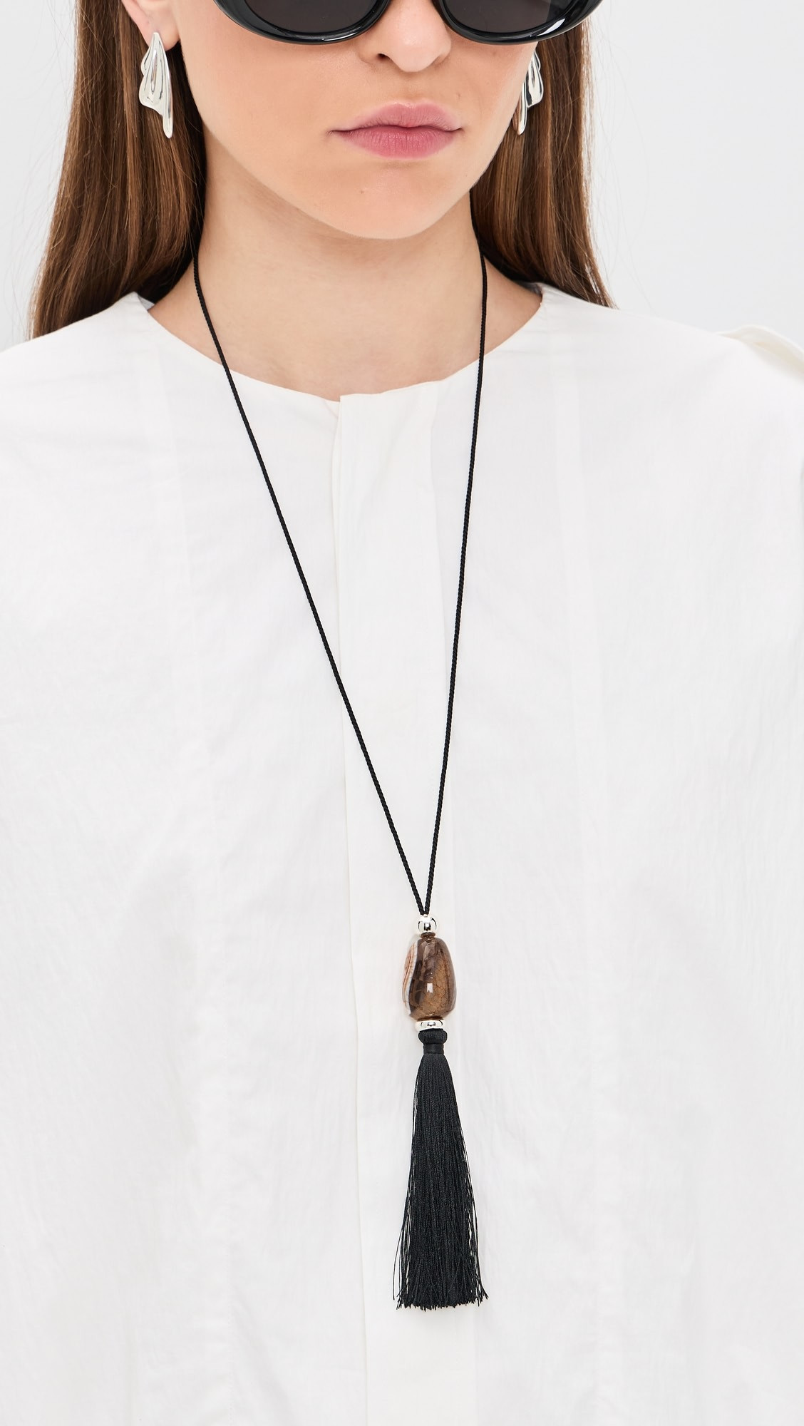 Semiprecious Tassel Long Necklace | Shopbop