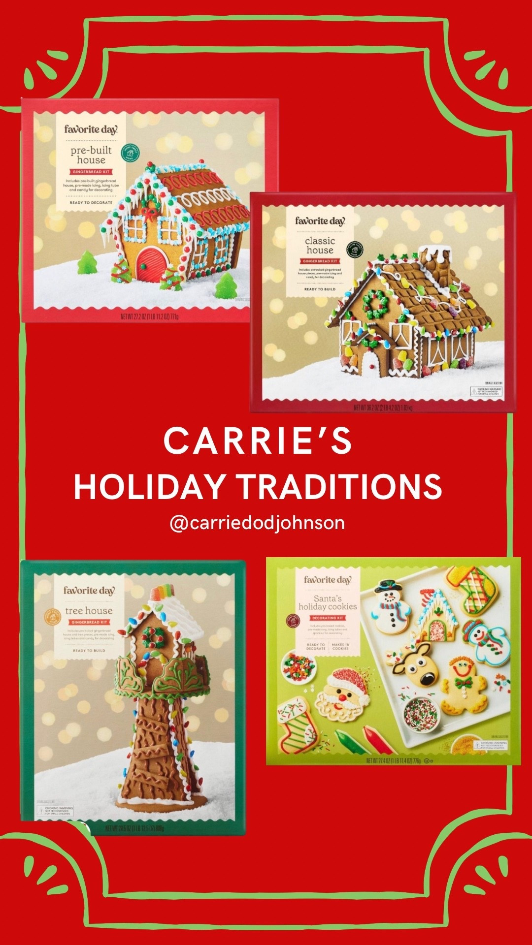 Our favorite holiday tradition of 20+ years! Prebuilt houses have been a game changer! 

#LTKGiftGuide #LTKmomlife #LTKHoliday