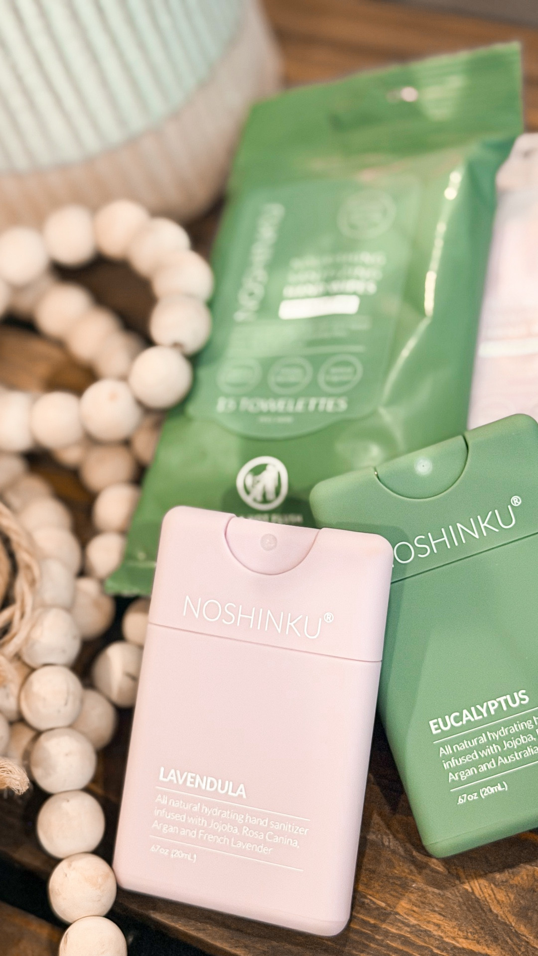 Loving my @noshinku sanitizer!
What to expect:
● The sensory experience – Beautiful natural scent, non-sticky feel, ultra
hydrating finish 
● The refillable design – pocket-sized, slim, and refillable
● The ritual – on-the-go wellness, seamlessly integrated into daily life
● The clean ingredients – no dyes, no fake perfumes, & no  harsh
chemicals for healthy skin
● Natural Fragrances that smell incredible (without synthetic scents) 100% natural fragrances (no artificial perfumes) 
● The planet-friendly aspect – refillable, sustainable, no single-use waste. 
For every sprayer, Noshinku collects plastic from the ocean with Cleanhub

Also makes for the perfect addition to any gift!

#Noshinku #cleanskincare #sanitizeryourskindeserves   

#LTKActive #LTKmomlife #LTKSeasonal