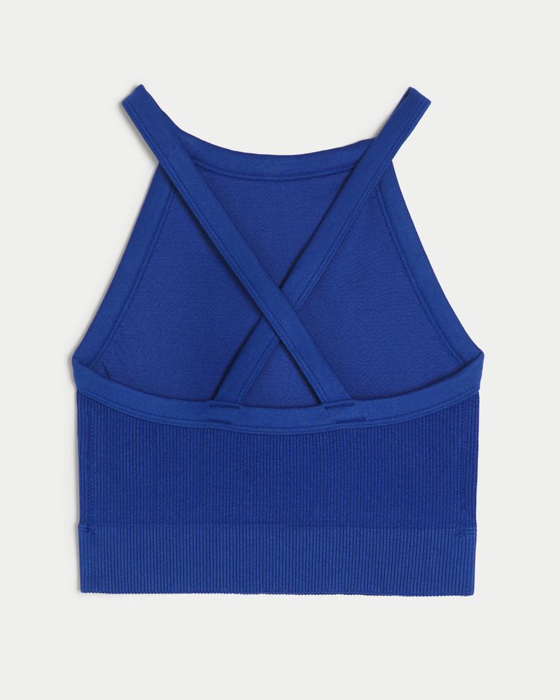Gilly Hicks Ribbed Seamless High-Neck Top | Hollister (US)