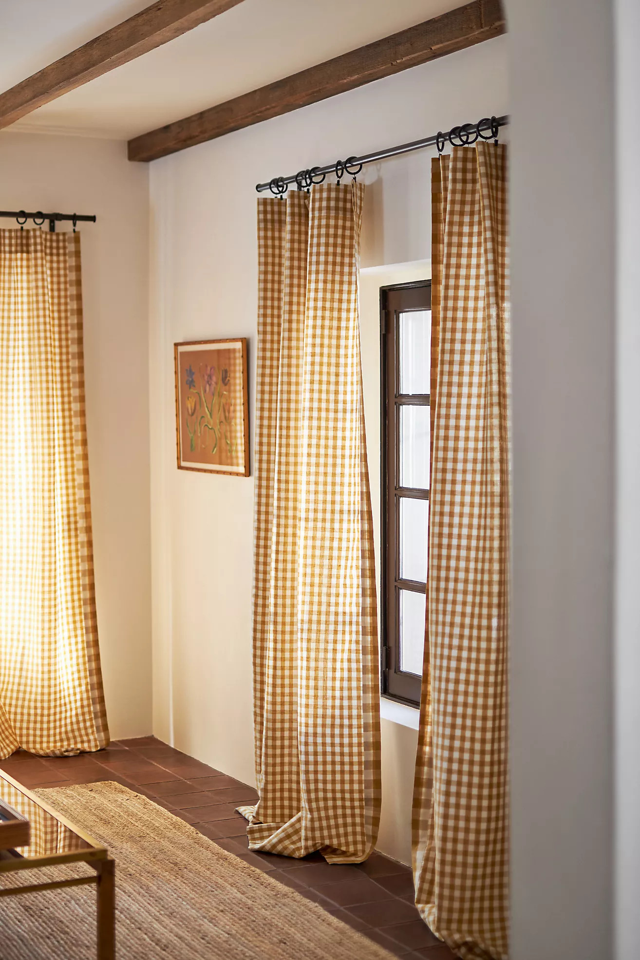 Gingham Curtain | Anthropologie (US)