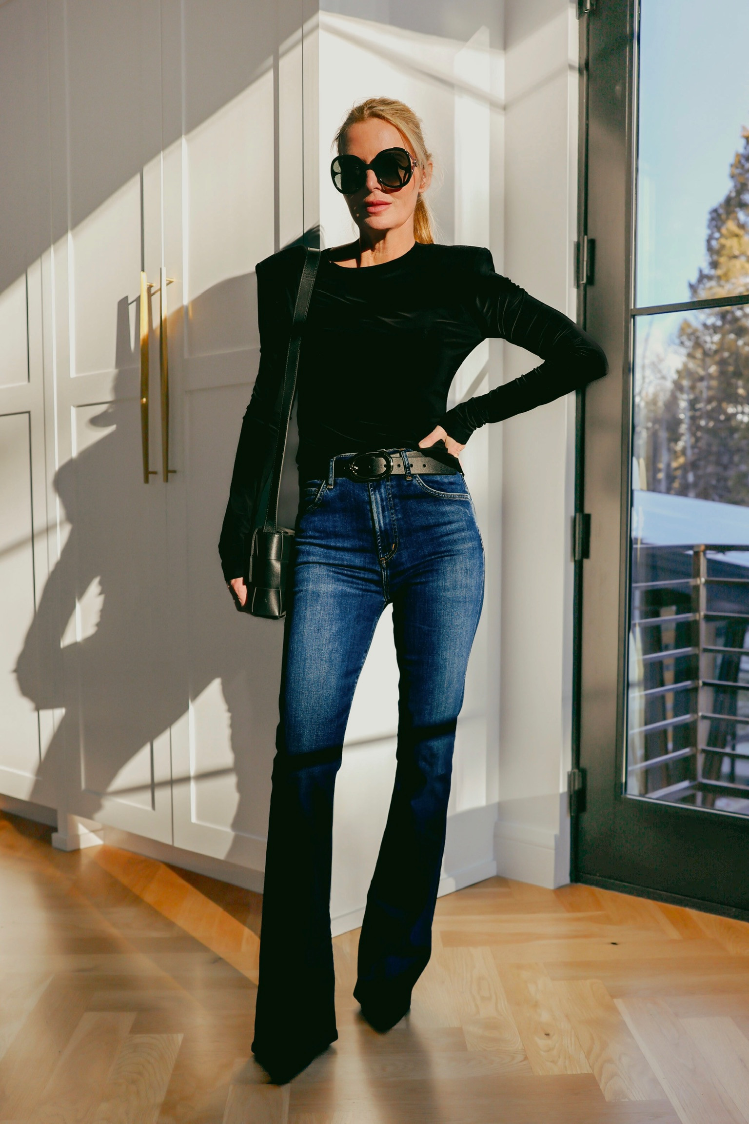 Elevating everyday basics—this long sleeve with shoulder pads adds just the right amount of structure to any outfit. 

 #LTKootd