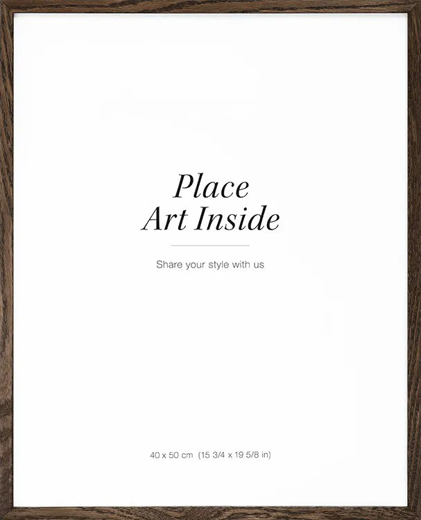 DARK OAK FRAME, 16" X 20" IN | Desenio