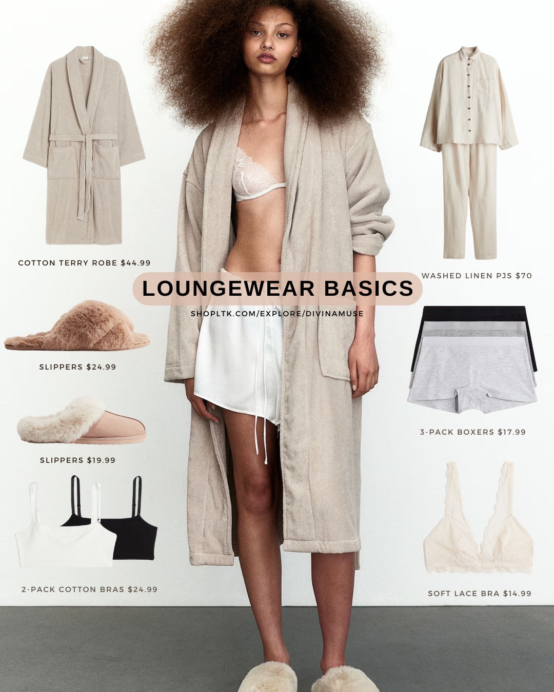 Favourite loungewear basics. washed linen PJ sets for a softer feel. Linen becomes softer as you wash it so these will get more and more comfy as time goes on. I love boxer briefs for women. Super comfy. A robe for when I feel cold, and soft slippers to keep the feet clean and cozy. 
#affordablehomefinds #linenpjsets #sleepwearsets #sleepsets #bathrobes #hipsterbriefs #furslippers #fuzzyslippers #homeslippers #lacebra #cottonbras #bedroom #loungewear 


#LTKHome #LTKFindsUnder100 #LTKFindsUnder50