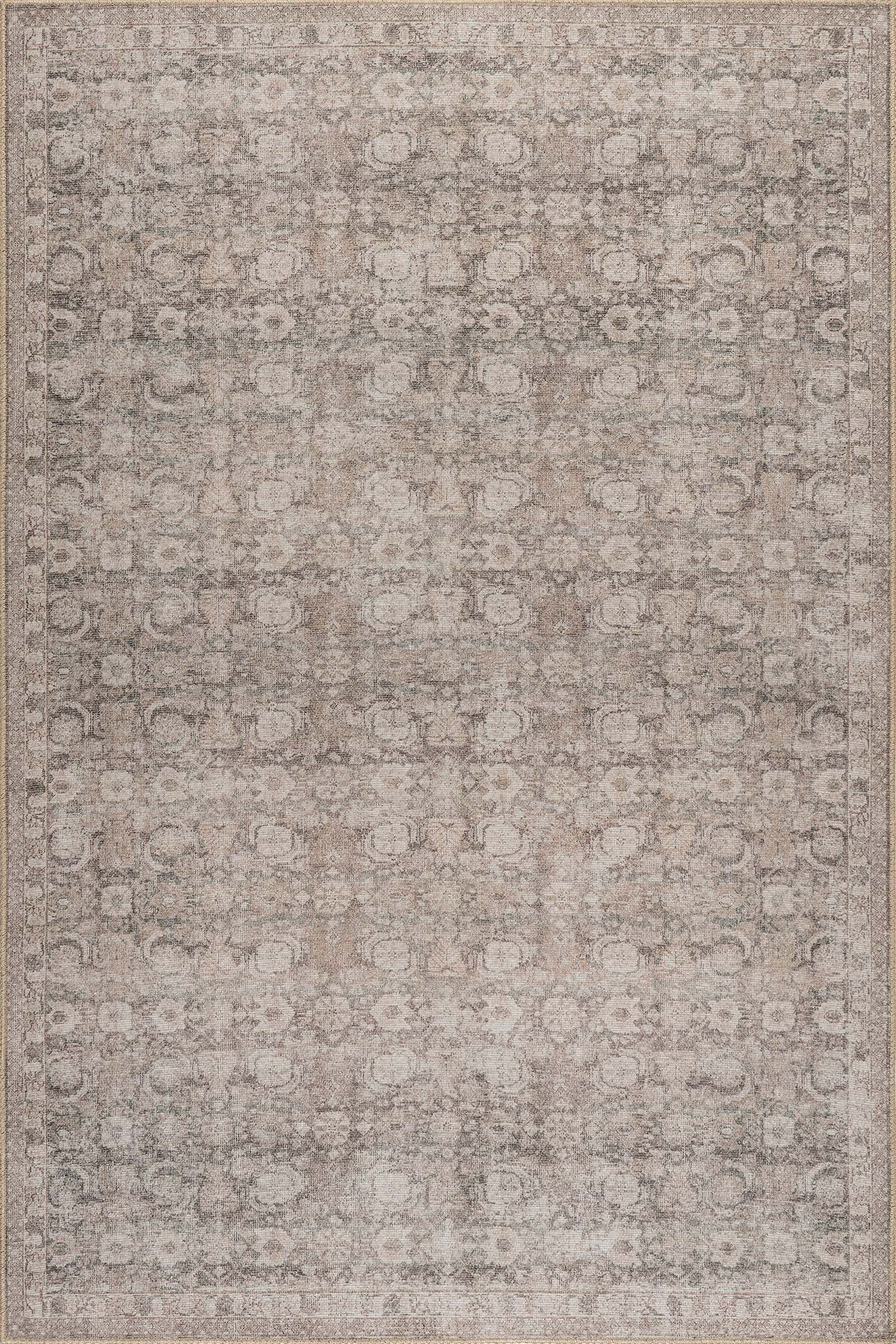 Clifton Antiqued Jute-Blend Rug | Dark Beige | Rugs USA