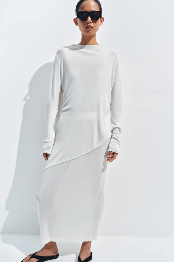 KNIT MIDI SKIRT | Zara UK