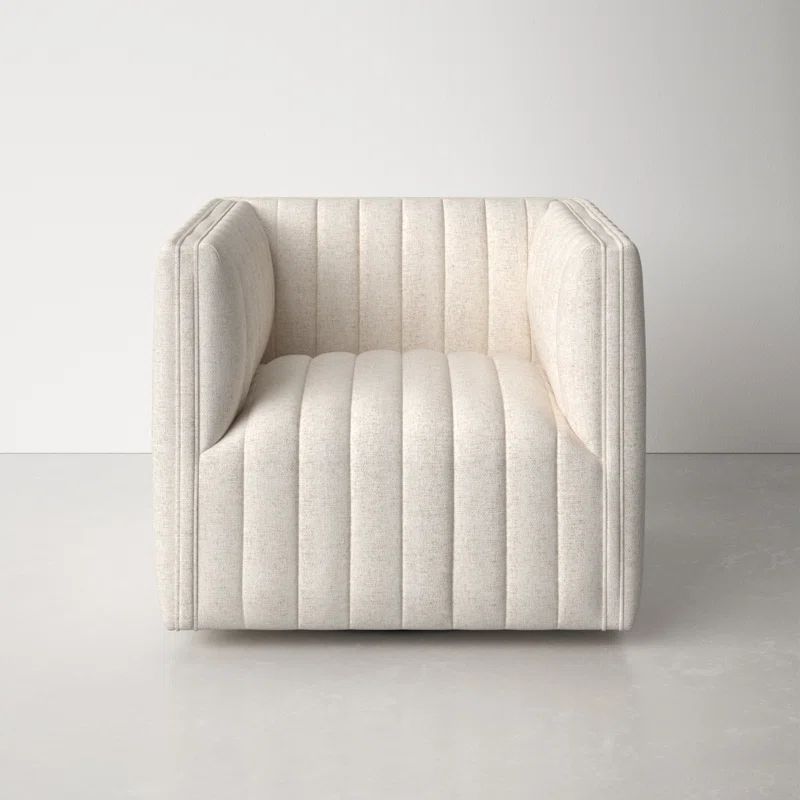 Brandt Upholstered Swivel Armchair | Wayfair North America