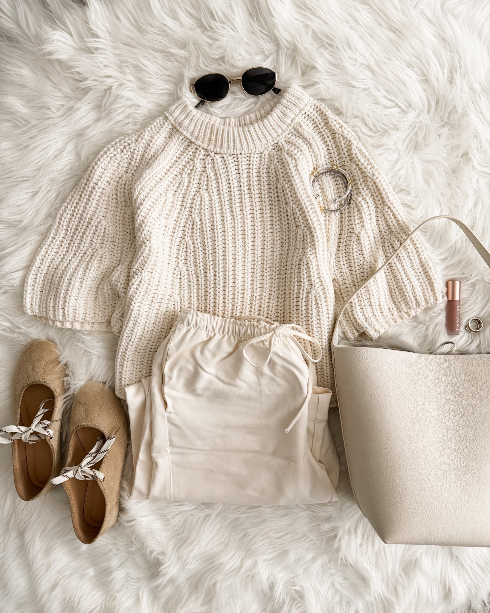 The perfect sweater tee, light neutral outfit, off white summer pants, white bag

#LTKOver40 #LTKootd #LTKSeasonal