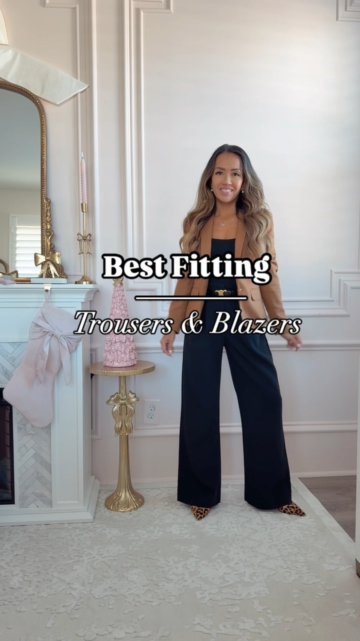 Best fitting trousers and blazers for petites! 

24 short in trousers and 00p in blazers 

#LTKSaleAlert #LTKWatchNow #LTKWorkwear