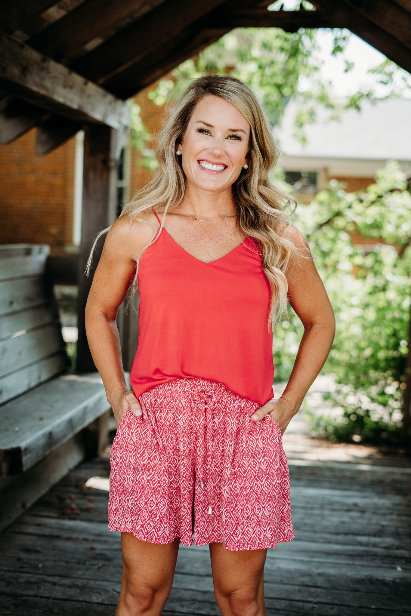 4th of july outfit red outfit comfortable shorts tank cami tank holiday ready holiday outfit summer outfit 

#LTKSeasonal #LTKunder50 #LTKstyletip
