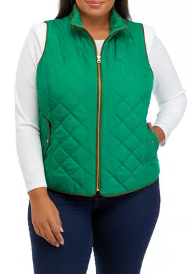 Plus Size Quilted Vest | Belk