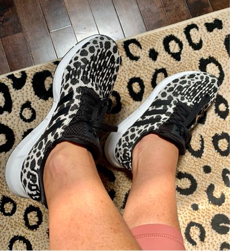 Adidas Swift Run sneakers in leopard print. So comfy!  True to size  

#LTKstyletip #LTKunder100 #LTKfit