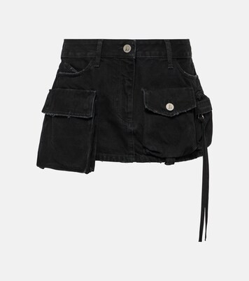 Low-rise cargo denim miniskirt | Mytheresa (US/CA)