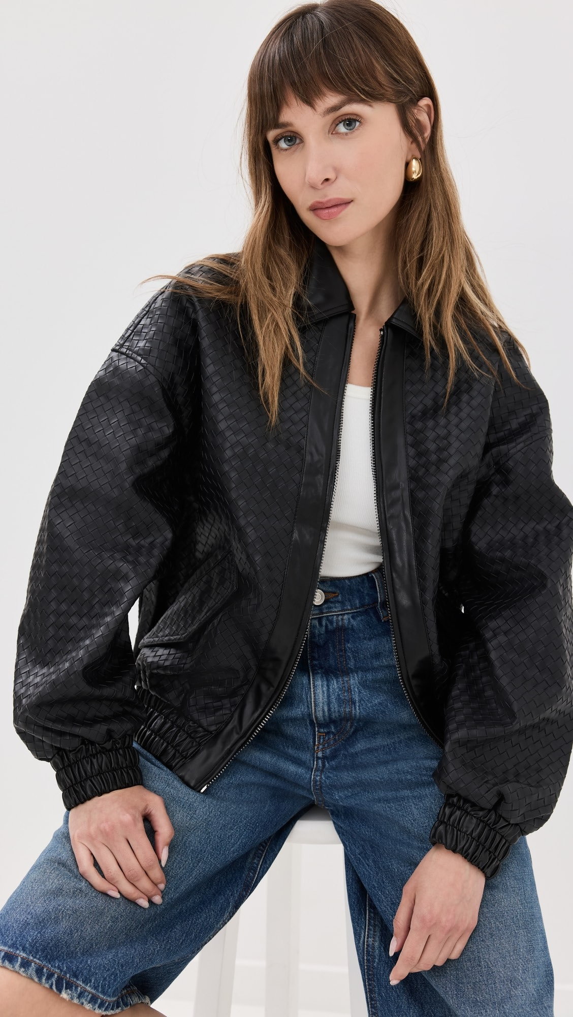 Kenny Woven Bomber Jacket | Shopbop