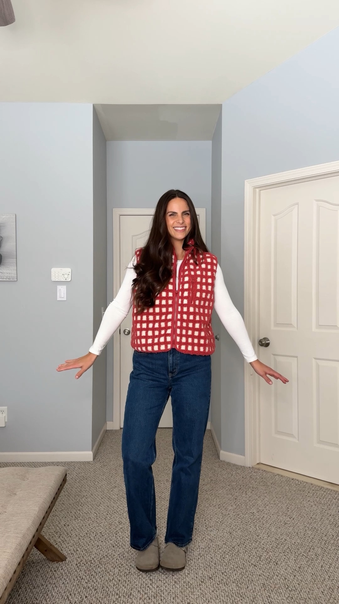 #gifted collab from seeluna 

I’m in a medium in these vests! They are well made and a great Amazon look for less! 

Winter outfits 
Vests
Christmas outfits
Festive outfits
Red outfits


#LTKgrwm #LTKootd #LTKHoliday