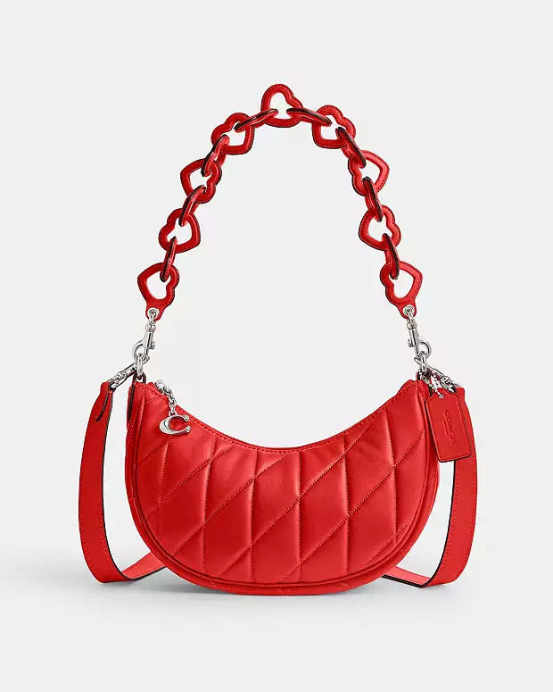 Mira Shoulder Bag With Pillow Quilting And Heart Strap | Coach (US)
