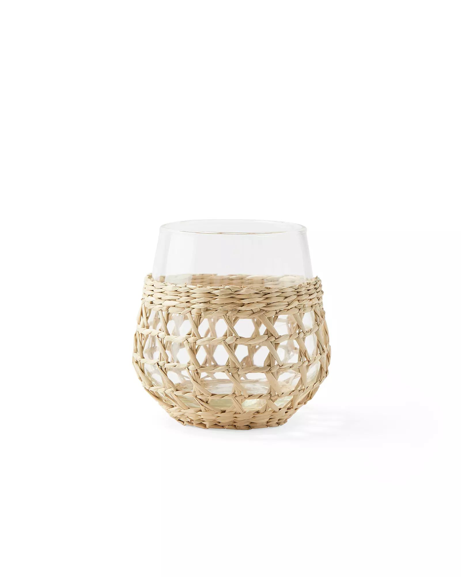 Cayman Seagrass Wine Glasses (Set of 4) | Serena and Lily