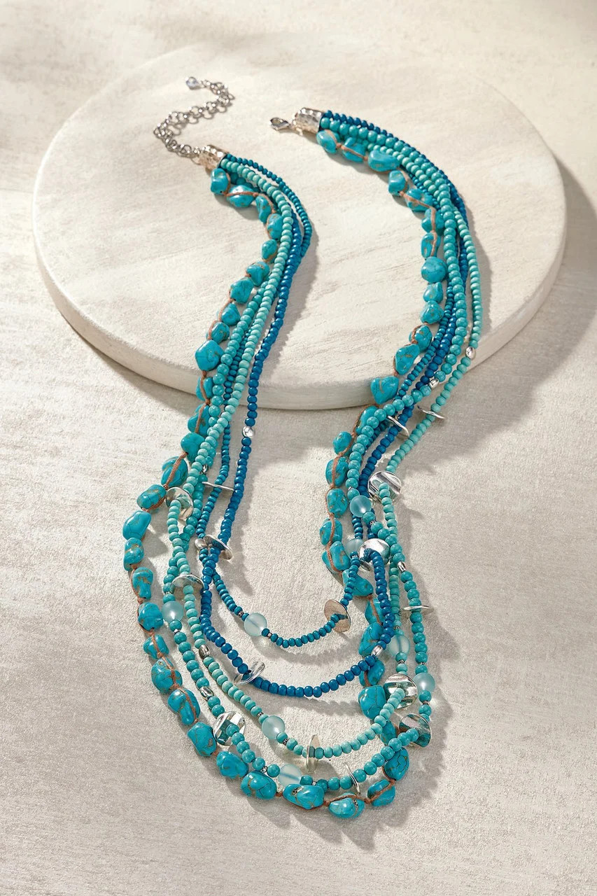 Thea Turquoise Layered Necklace | Soft Surroundings