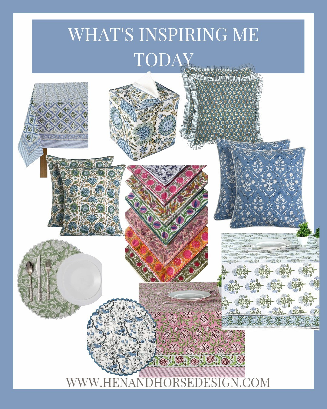 Block print tablecloth, pillows and more all on major sale!Fabricrush by Ridhi

#LTKSaleAlert #LTKHome #LTKFindsUnder50
