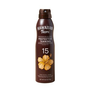 Hawaiian Tropic Dry Oil Tanning Spray, SPF 15, 6 OZ | CVS Health