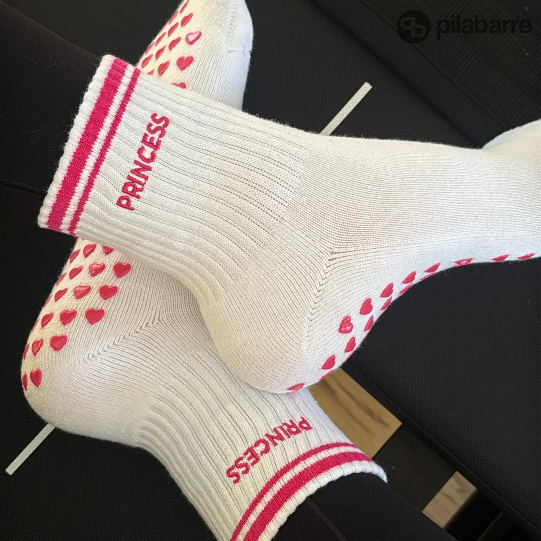 Princess Grip Socks - WHITE | Pilabarre