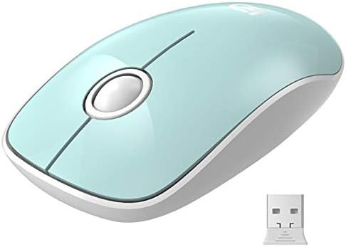 Wireless Mouse, FD V8 2.4G Optical Silent Cordless Mouse with USB Receiver and Battery, Slim Port... | Amazon (US)