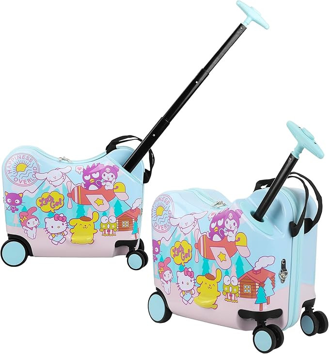 Bioworld Hello Kitty & Friends Ride-On 18" Suitcase For Kids & Toddlers | Amazon (US)