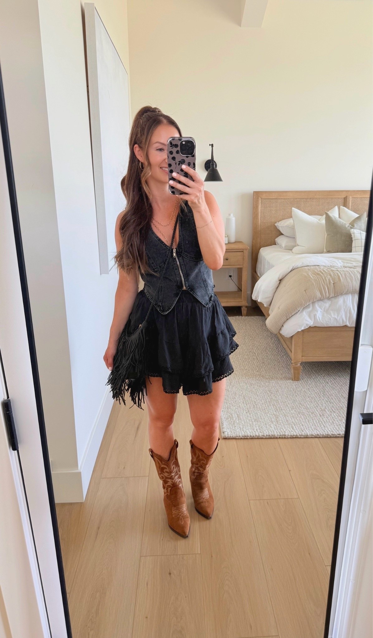 Country concert outfit ! This Amazon outfit was made for summer concerts. I’m wearing size small in both the vest and the skirt.

#LTKpetite #LTKdatenight #LTKsummer