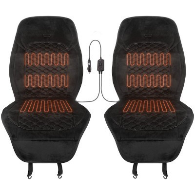 Stalwart 12V Heated Seat Covers for Cars 2-Pack | Target