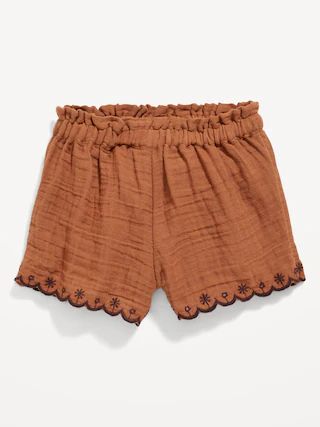 Scallop-Trim Shorts for Baby | Old Navy (US)