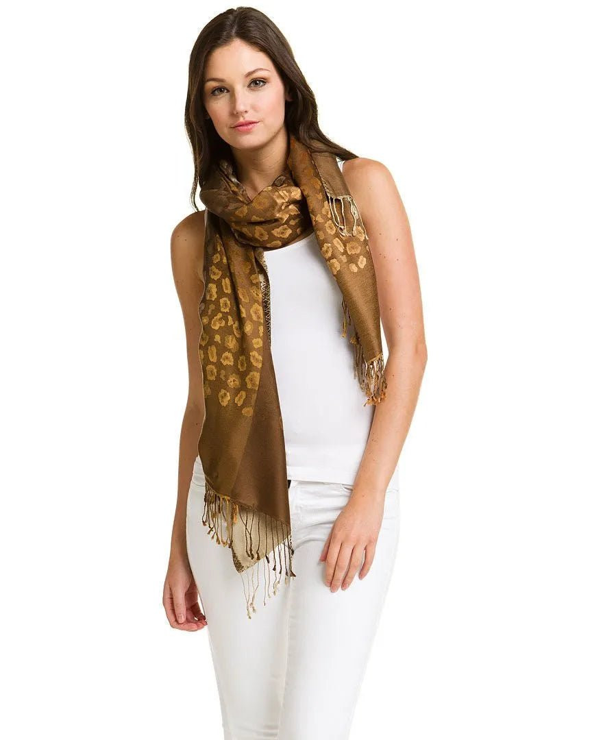 Multi Color Animal Silk Scarf | Saachi