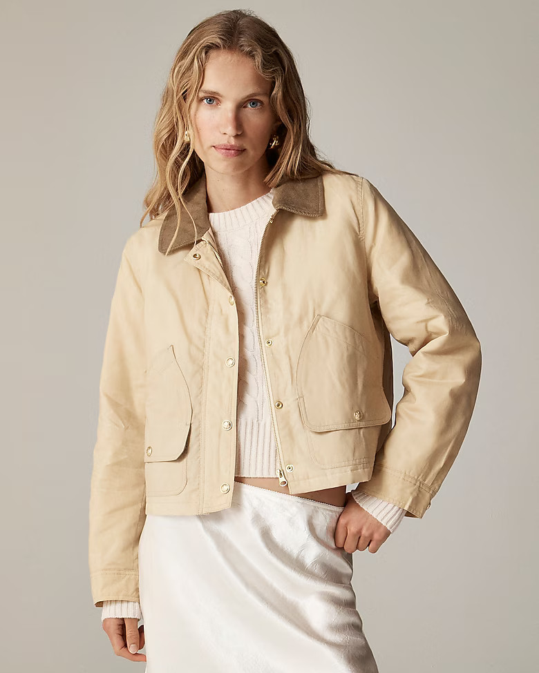 Short Barn Jacket™ in English ripstop cotton | J. Crew US
