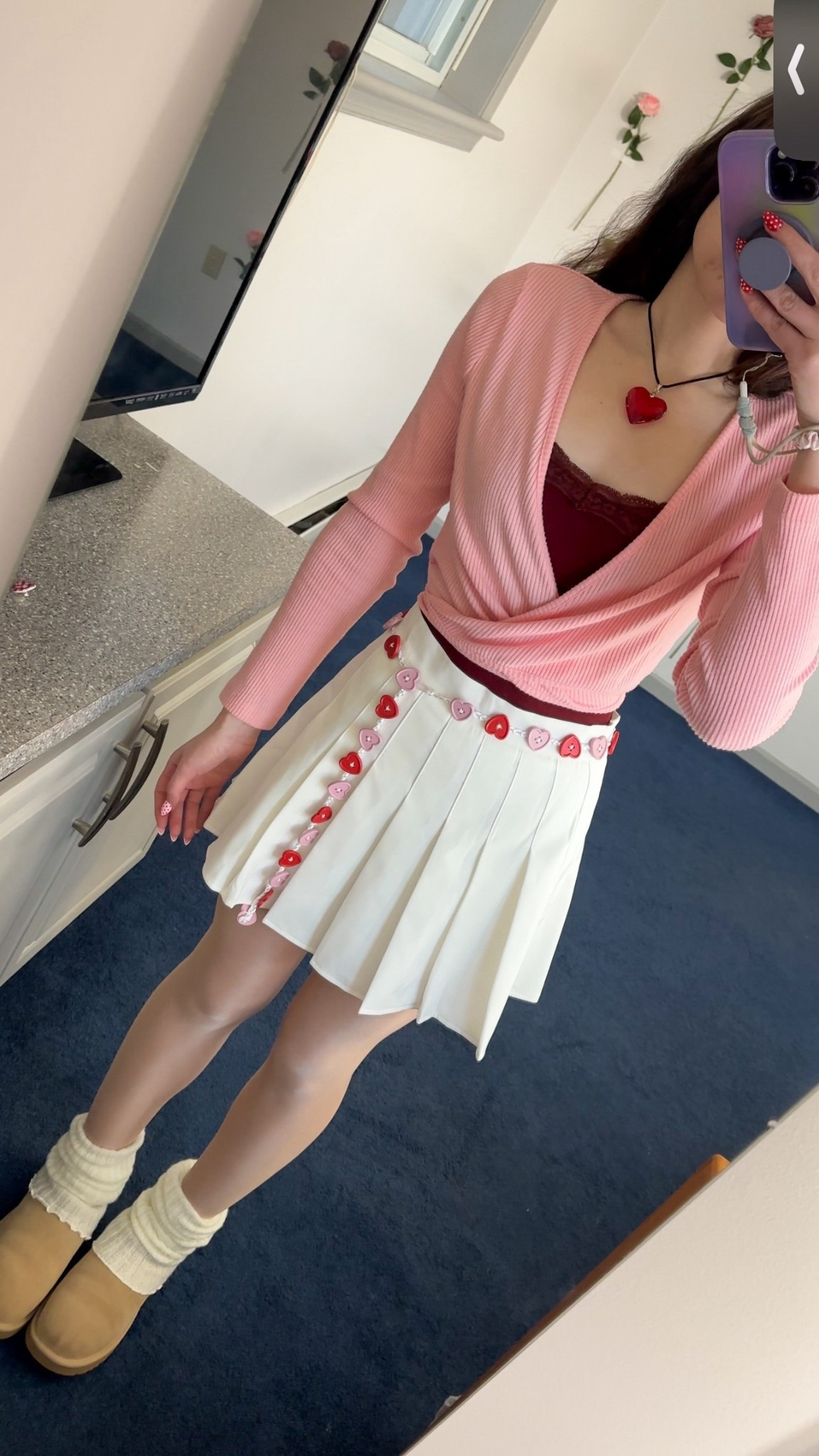  valentines themed outfit ♥️💕 how I styled my diy heart button belt + necklace (most of the clothes from @CIDER -c0de “WELLERMEGS15”) 

#LTKNYFW #LTKValentine #LTKootd